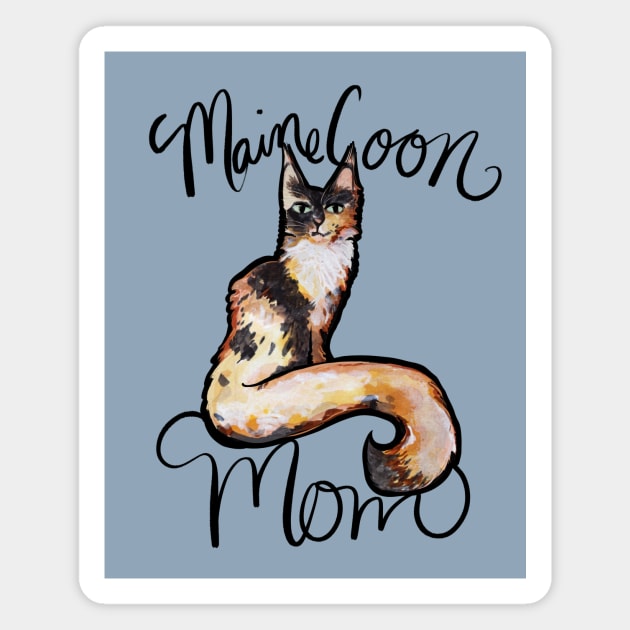 Maine Coon Mom Magnet by bubbsnugg